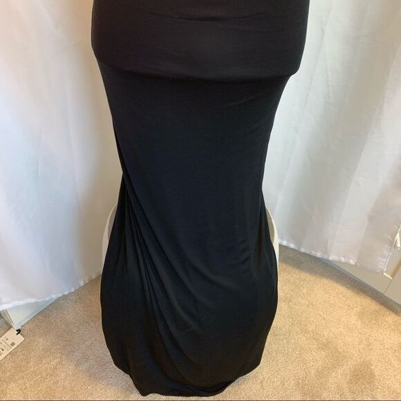 JAY Ahr Black Beaded Sequin Gown Dress Size Medium - Picture 7 of 13